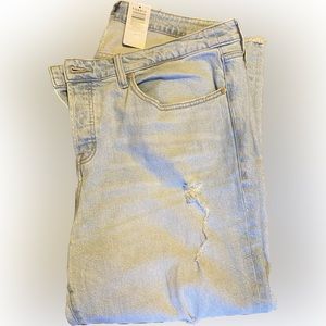Torrid Stovepipe Distressed Crop Jeans